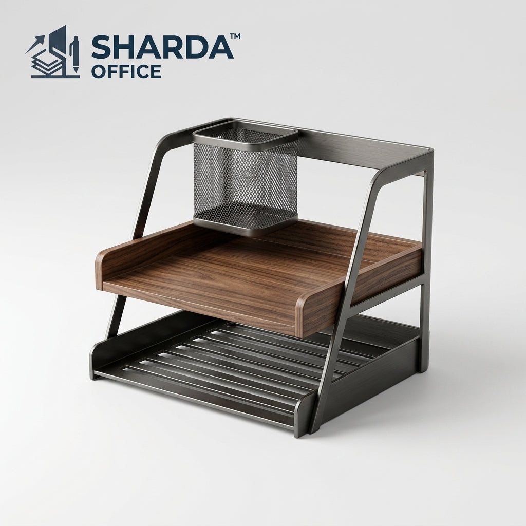 Shardaoffice™ Executive Desktop Organizer Shelf