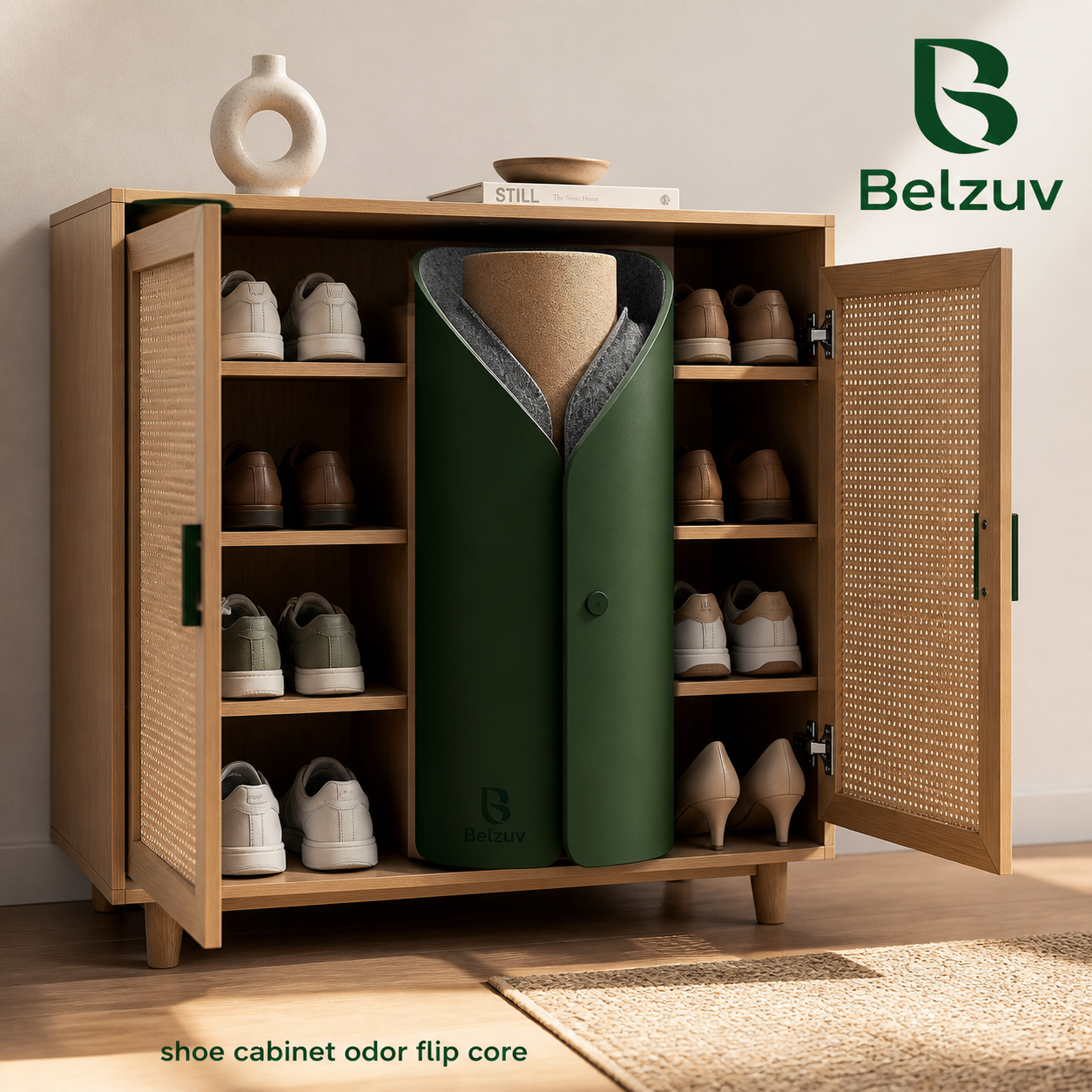 👞 Belzuv™ Shoe Cabinet Vertical Organizer