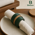 🍽️ Belzuv™ Napkin Ring Wrap Set